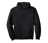 Alimenté par Cat Purs : Graphique Feline Lover Sweat à Capuche, Unisexe pour Adultes, Noir, XL