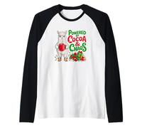 Alimenté par Cocoa and Chaos Alpaga Lover Funny Llama Manche Raglan