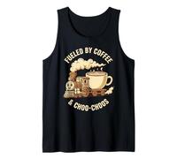 Alimenté par Coffee and Choo-Choos, Train Lover Débardeur