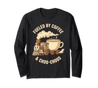 Alimenté par Coffee and Choo-Choos, Train Lover Manche Longue