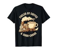 Alimenté par Coffee and Choo-Choos, Train Lover T-Shirt
