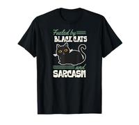 Alimenté par des Chats Noirs et Un Sarcasme drôle et Impertinent T-Shirt