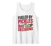 Alimenté par des cornichons et de Mauvaises décisions, Funny Pickles Débardeur