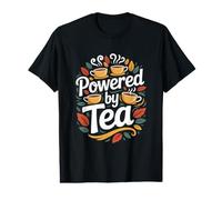 Alimenté par des Feuilles de Tasses à thé à la Vapeur T-Shirt Graphique avec Valeur