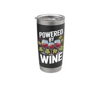 Alimenté par des verres à vin Grapes Nature Fun Gobelet isotherme en acier inoxydable double paroi