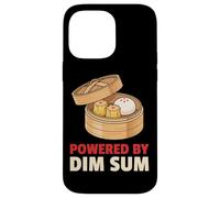 Alimenté par Dim Sum - Funny Dumpling Foodie Coque pour iPhone 14 Pro Max