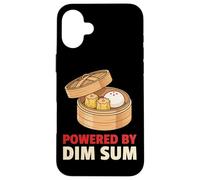 Alimenté par Dim Sum - Funny Dumpling Foodie Coque pour iPhone 16 Plus