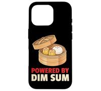 Alimenté par Dim Sum - Funny Dumpling Foodie Coque pour iPhone 16 Pro