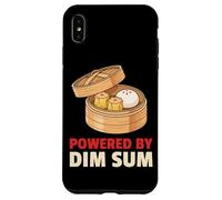 Alimenté par Dim Sum - Funny Dumpling Foodie Coque pour iPhone XS Max