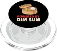 Alimenté par Dim Sum - Funny Dumpling Foodie PopSockets PopGrip pour MagSafe