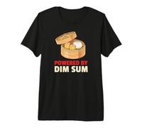 Alimenté par Dim Sum - Funny Dumpling Foodie T-Shirt Haut de Gamme