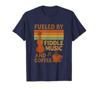 Alimenté par Fiddle Music and Coffee Bluegrass & Coffee Lover T-Shirt