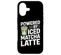 Alimenté par Iced Matcha Latte Energy Boost Coque pour iPhone 17