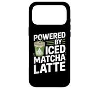 Alimenté par Iced Matcha Latte Energy Boost Coque pour iPhone 17 Pro Max