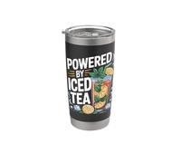 Alimenté par Iced Tea Rafraîchissement Gobelet isotherme en acier inoxydable double paroi