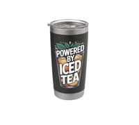 Alimenté par Iced Tea Rafraîchissement Gobelet isotherme en acier inoxydable double paroi