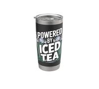 Alimenté par Iced Tea Rafraîchissement Gobelet isotherme en acier inoxydable double paroi