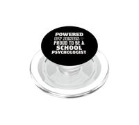 Alimenté par Jésus Fier d'être Psychologue Scolaire chrétien PopSockets PopGrip pour MagSafe