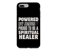 Alimenté par Jésus Fier d'être Un guérisseur Spirituel chrétien Coque pour iPhone 7 Plus/8 Plus