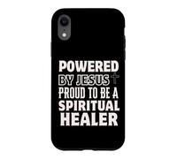 Alimenté par Jésus Fier d'être Un guérisseur Spirituel chrétien Coque pour iPhone XR
