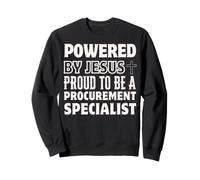 Alimenté par Jésus Fier d'être Un spécialiste des achats Sweatshirt