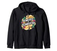 Alimenté par Kombucha Framboise Citrus Delight Sweat à Capuche