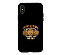 Alimenté par la prière et Les Gains Coque pour iPhone X/XS