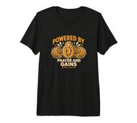 Alimenté par la prière et Les Gains T-Shirt Haut de Gamme