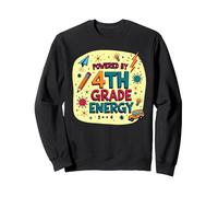 Alimenté par Le 4e année Energy School Spirit, 4e année Sweatshirt, Unisexe pour Adultes, Noir, L