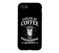 Alimenté par Le café et l'activité paranormale - Fantôme Amusant d'halloween Coque pour iPhone SE (2020) / 7/8