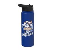 Alimenté par le café Latte Macchiato Energy Boost Stainless Steel Insulated Water Bottle