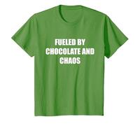 Alimenté par Le Chocolat et Le Chaos T-Shirt, Enfant, Herbe, 12 Ans