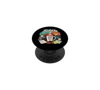 Alimenté par Le coordinateur logistique du Distributeur Coffee Chaos PopSockets PopGrip Adhésif