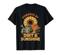 Alimenté par Le Jardinage Dirt and Sunshine T-Shirt Graphique avec Valeur