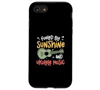 Alimenté par Le Soleil et la Musique de ukulélé Funny Uke Musicians Coque pour iPhone SE (2020) / 7/8
