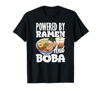 Alimenté par Le thé aux Bulles Ramen et Boba T-Shirt