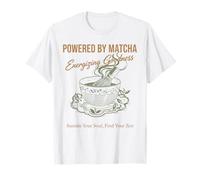 Alimenté par Le thé Vert Zen énergisant du Matcha T-Shirt