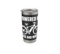 Alimenté par Legs And Watts Ebike Vélo électrique Cycliste Gobelet isotherme en acier inoxydable double paroi