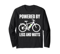 Alimenté par Legs and Watts Ebike Vélo électrique Cycliste Manche Longue