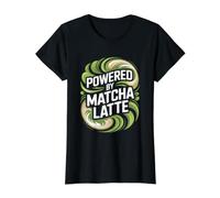Alimenté par Les Amateurs de Matcha Latte Green Energy T-Shirt Graphique avec Valeur