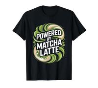 Alimenté par Les Amateurs de Matcha Latte Green Energy T-Shirt Graphique avec Valeur