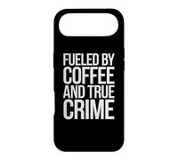 Alimenté par Les Amateurs de Podcast Coffee and True Crime Coque pour iPhone Air