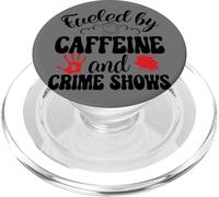 Alimenté par les émissions de caféine et de crime PopSockets PopGrip pour MagSafe