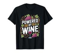 Alimenté par l'humour des Amateurs de vin T-Shirt