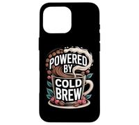 Alimenté par l'humour du café infusé à Froid Coque pour iPhone 16 Pro Max