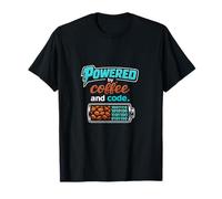 Alimenté par l'humour du programmateur de café et de Code T-Shirt