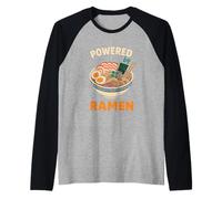 Alimenté par Ramen Funny Japanese Food Lover Manche Raglan