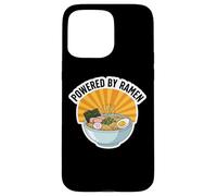 Alimenté par Ramen Funny Japanese Noodles Lover Joke Fan Japonais Coque pour iPhone 15 Pro Max