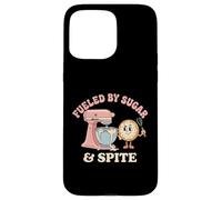 Alimenté par Sugar and Spite Baking Pâtissier Chef Baker Coque pour iPhone 15 Pro Max