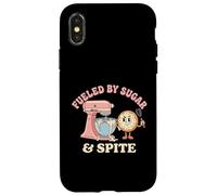 Alimenté par Sugar and Spite Baking Pâtissier Chef Baker Coque pour iPhone X/XS